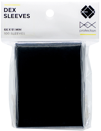 Dex Protection Standard-Size Sleeves - Black - 100ct